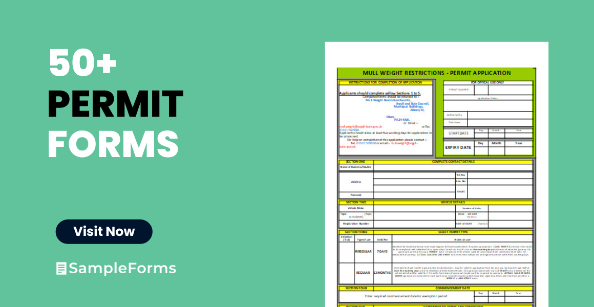 permit forms