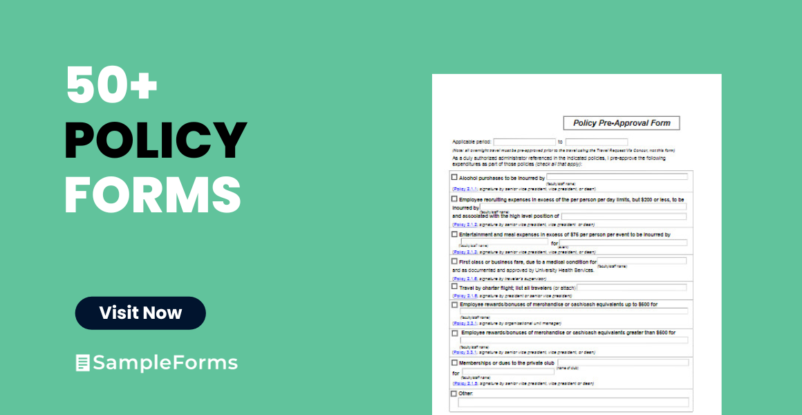policy forms