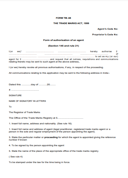 specific power of attorney applicant forms