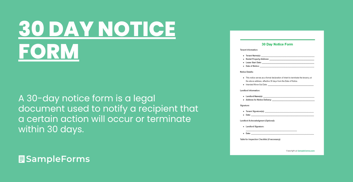  day notice form