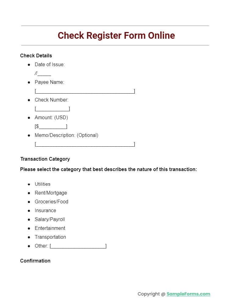 check register form online