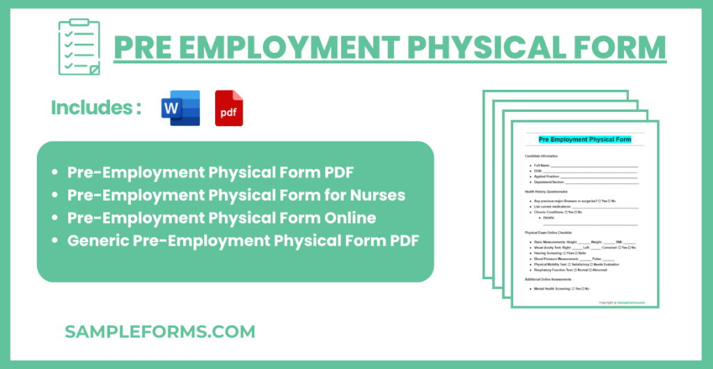 pre employment physical form bundle 1024x530