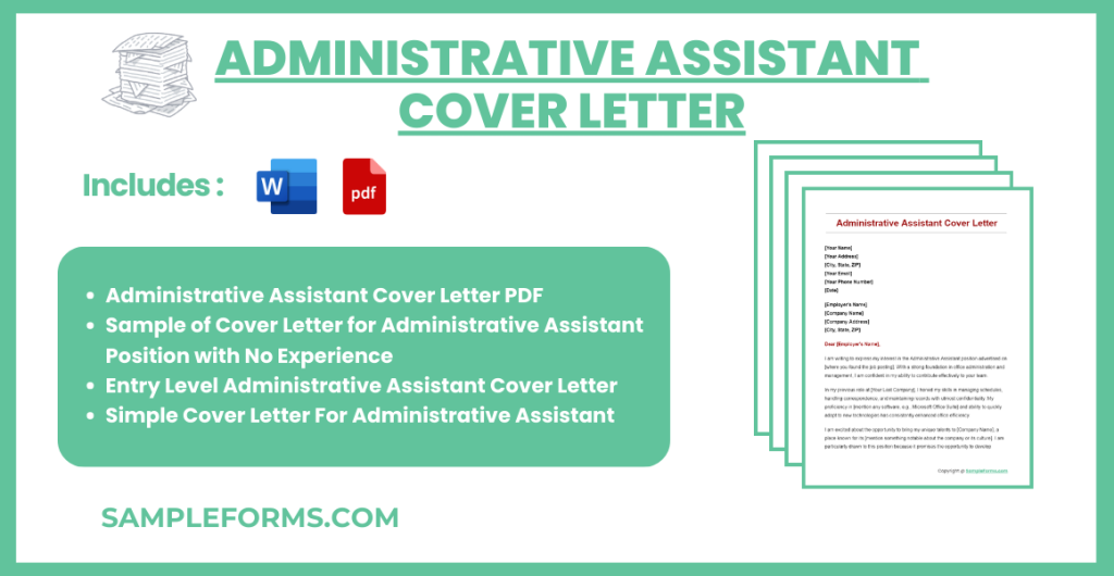 administrative assistant cover letter bundle 1024x530