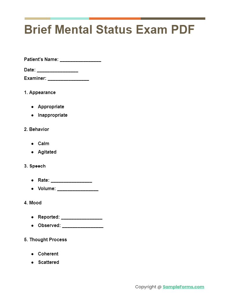 brief mental status exam pdf