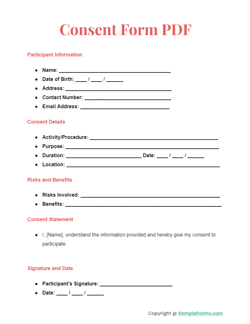 consent form pdf