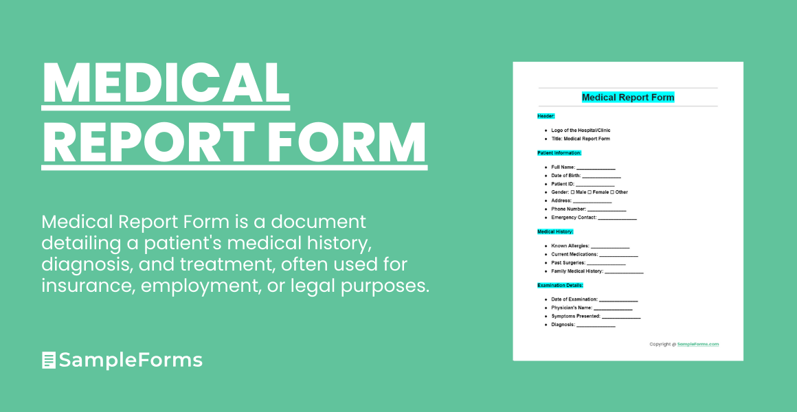 medical report form