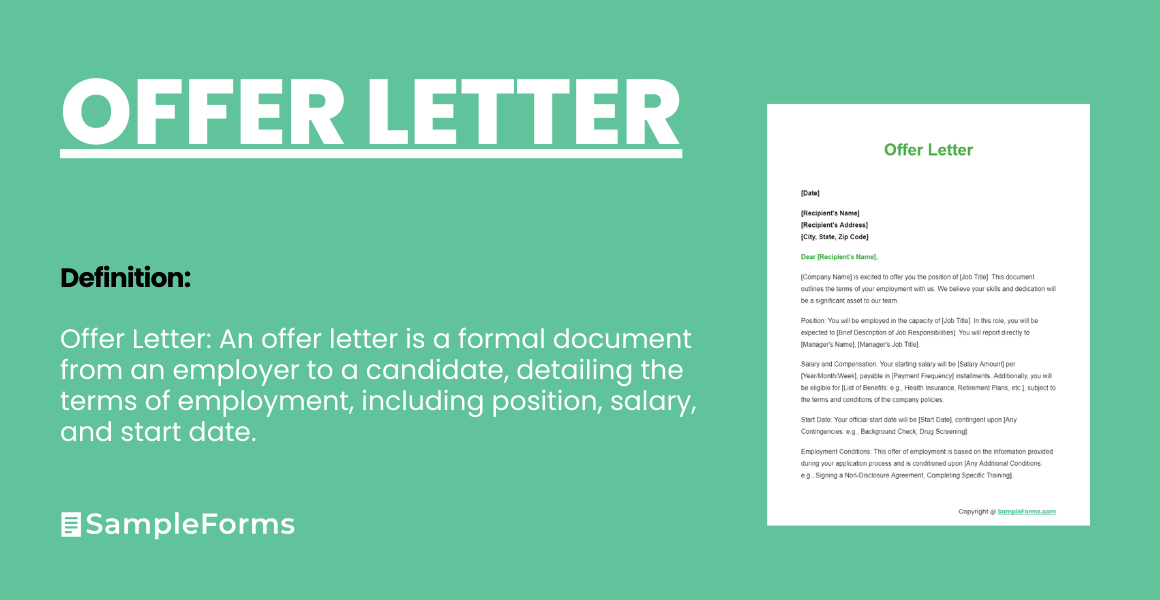 Addendum To Offer Letter Meaning Infoupdate