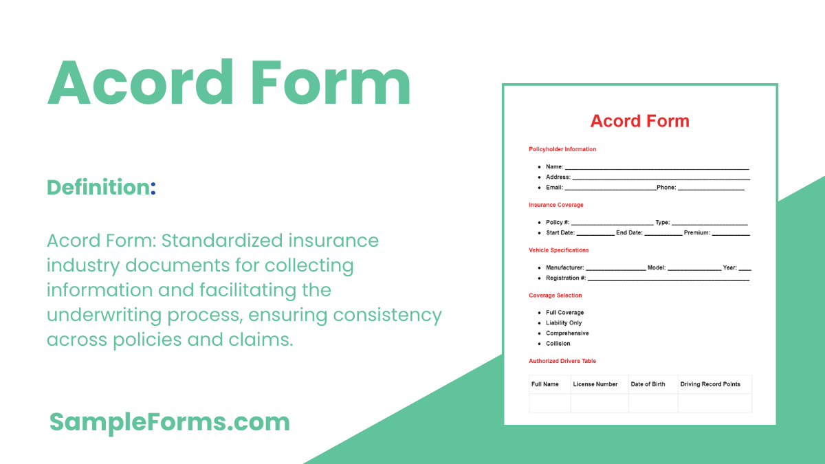 acord form