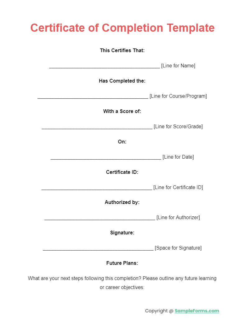 FREE 45+ Certificate Form Samples, PDF, MS Word, Google Docs