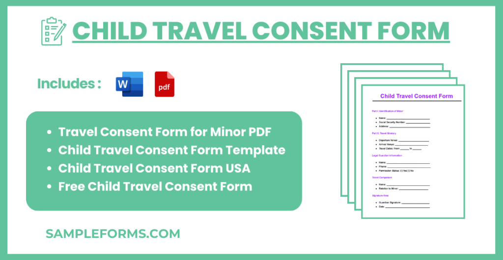 child travel consent form bundle 1024x530