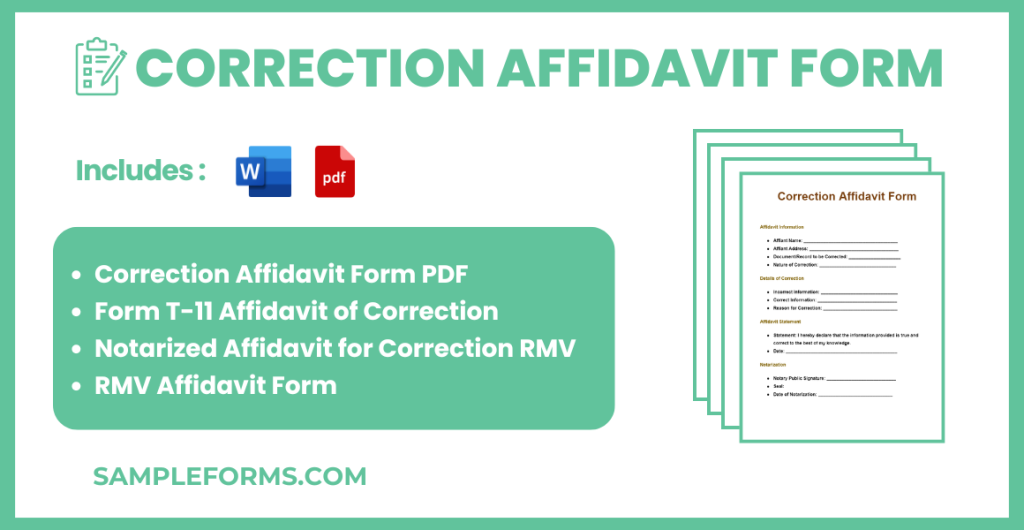 correction affidavit form bundle 1024x530