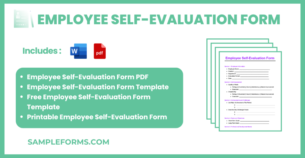 employee self evaluation form bundle 1024x530