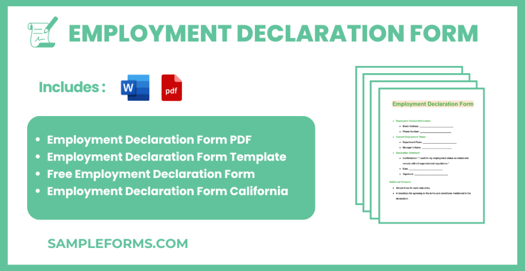 employment declaration form bundle 1024x530