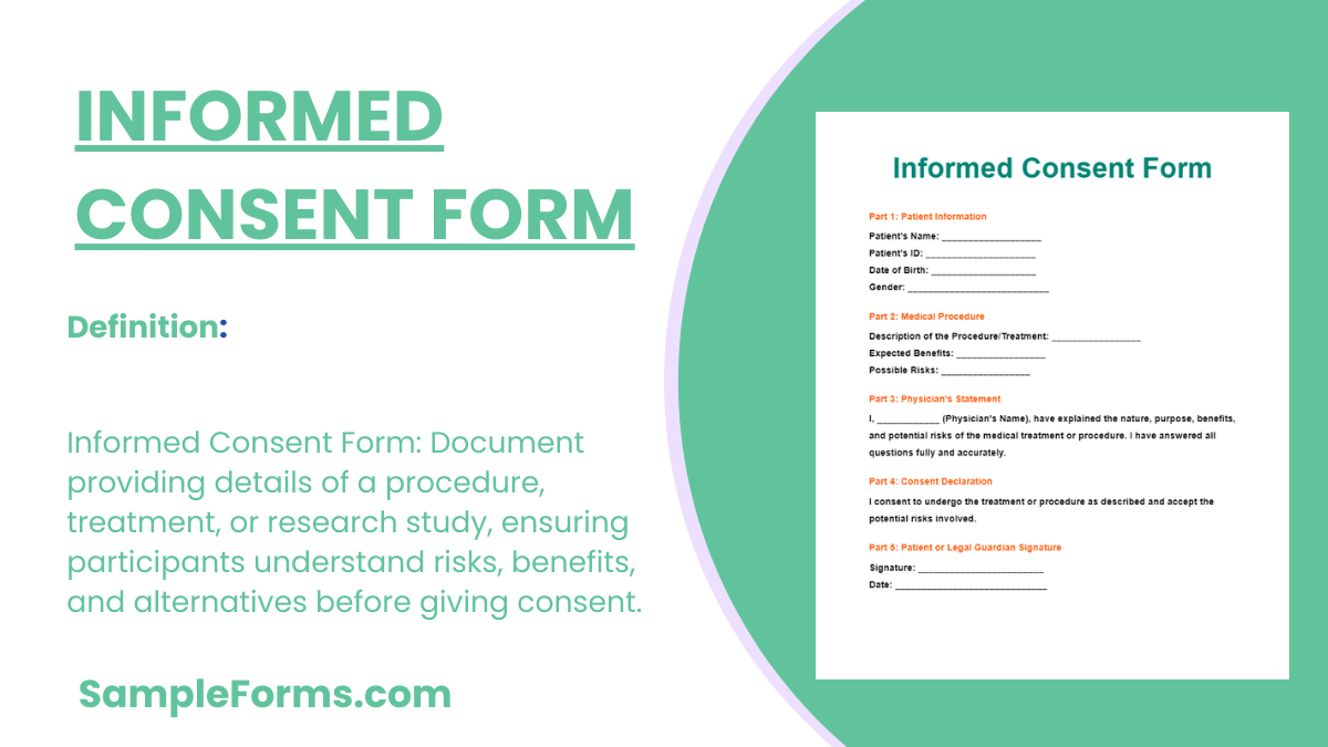 informed consent form