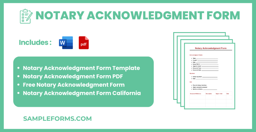 notary acknowledgment form bundle 1024x530