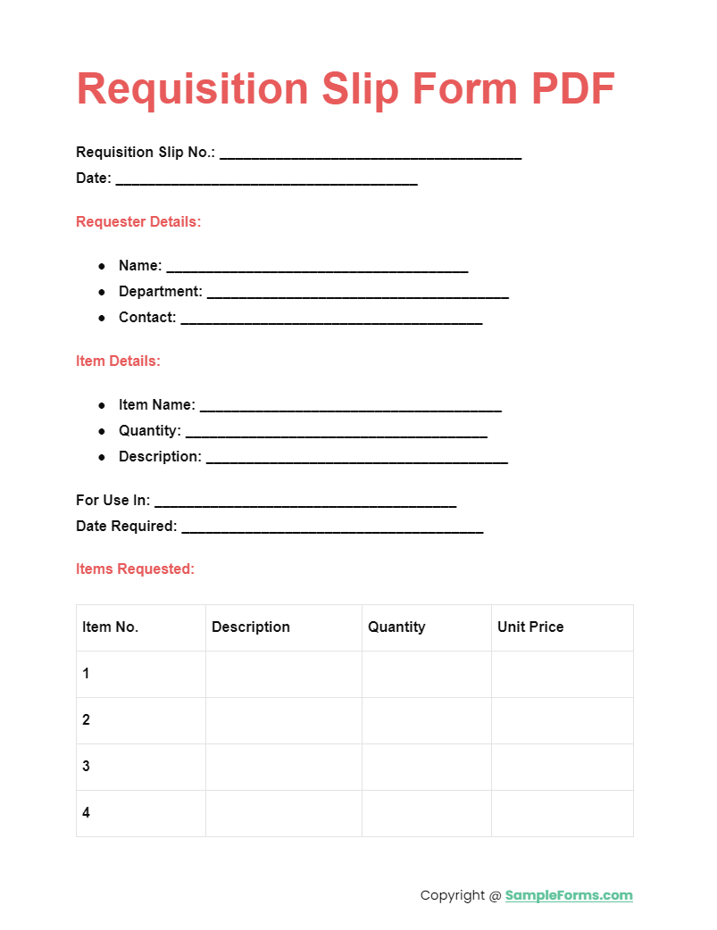 requisition slip form pdf
