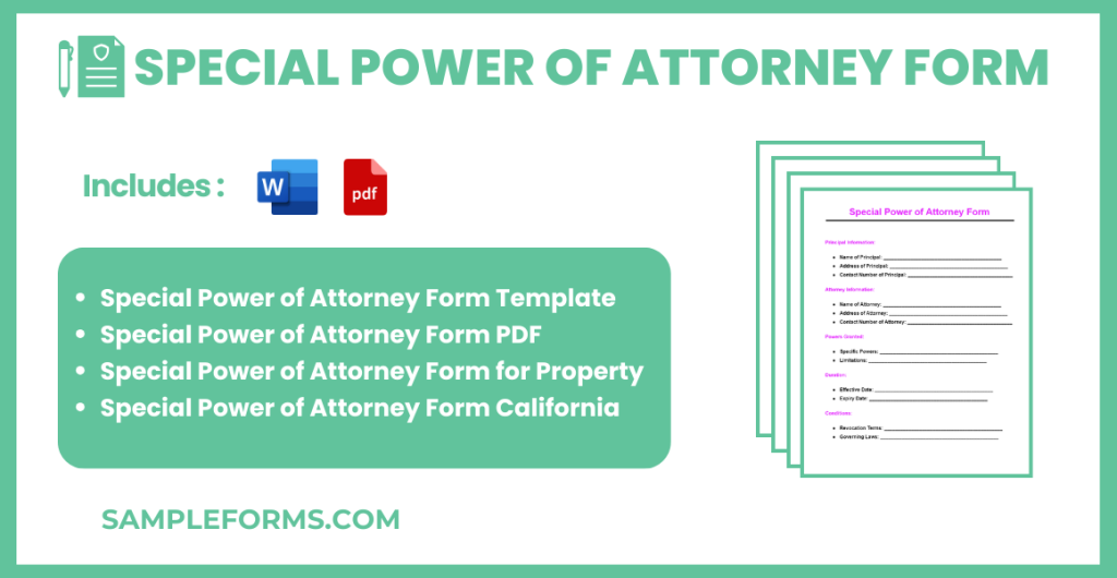 special power of attorney form bundle 1024x530