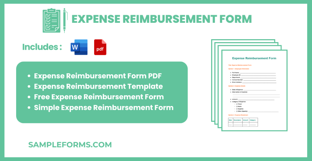 expense reimbursement form bundle 1024x530