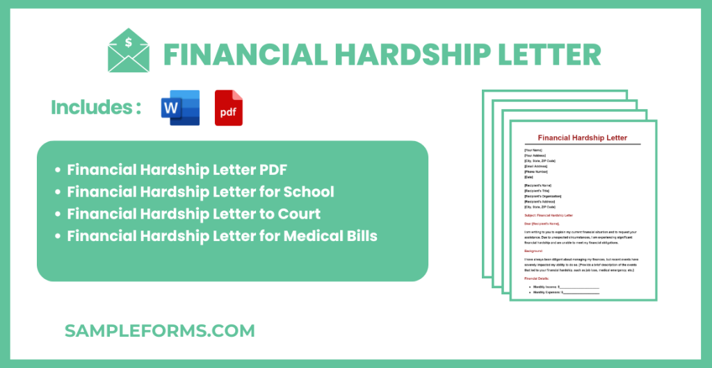 financial hardship letter bundle 1024x530