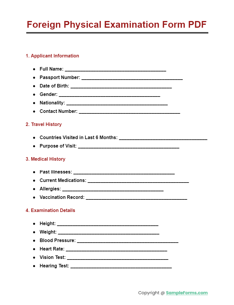 foreign physical examination form pdf