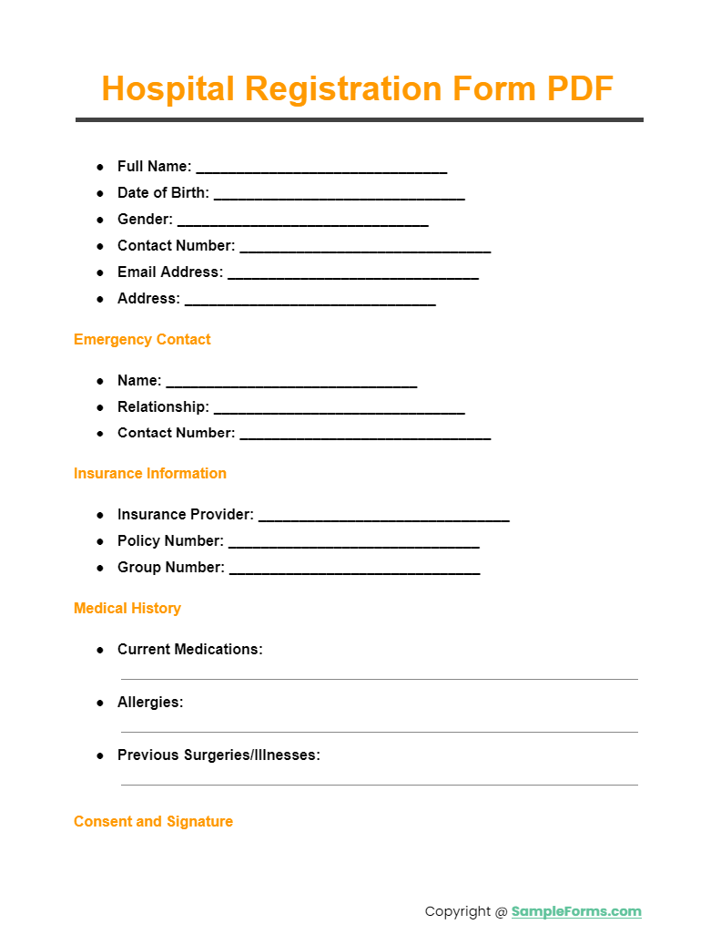 hospital registration form pdf