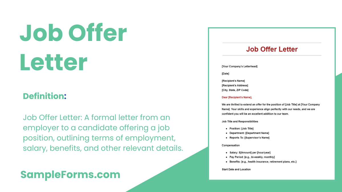 job offer letter