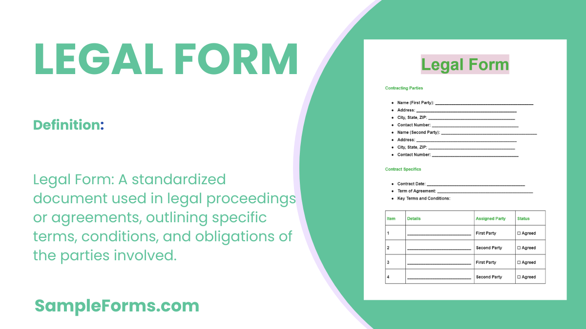 legal form