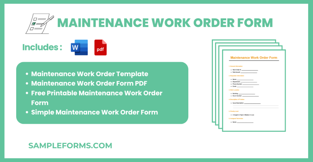maintenance work order form bundle 1024x530