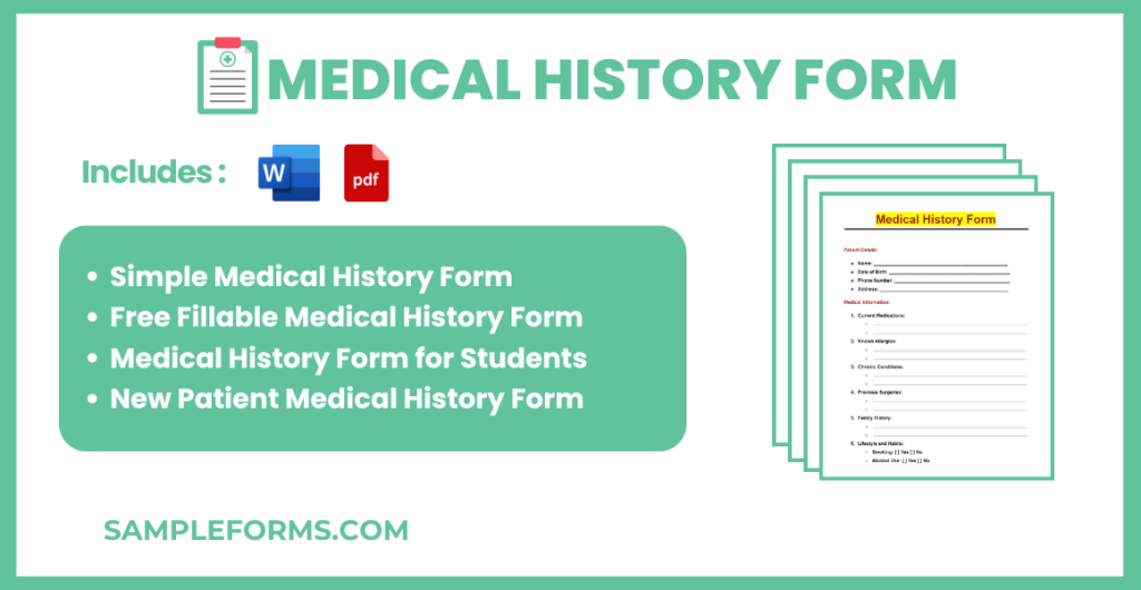 medical history form bundle 1024x530
