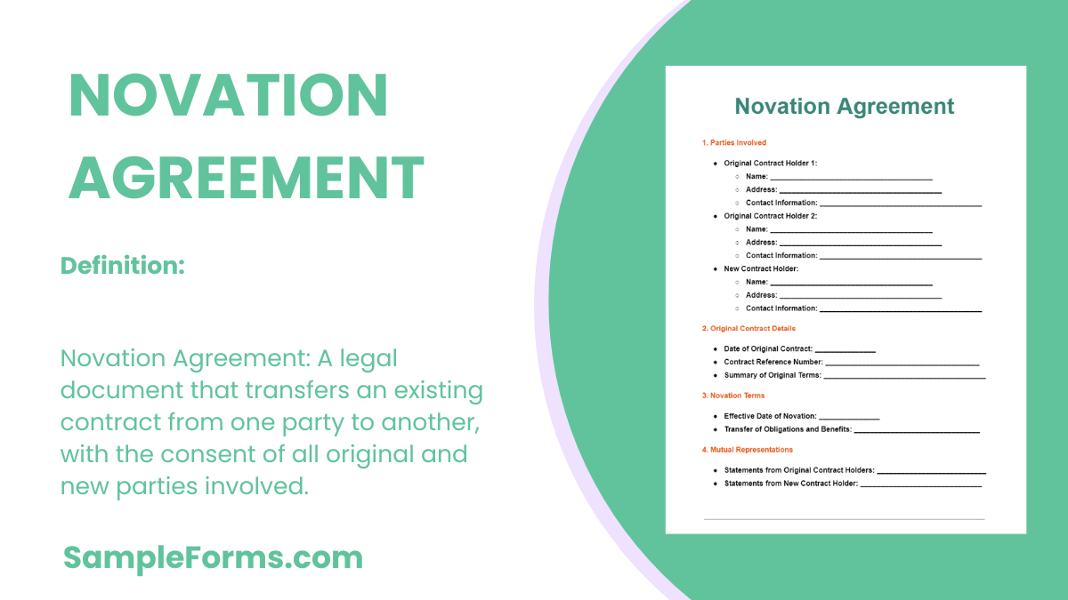 novation agreement
