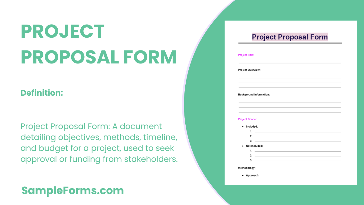 project proposal form