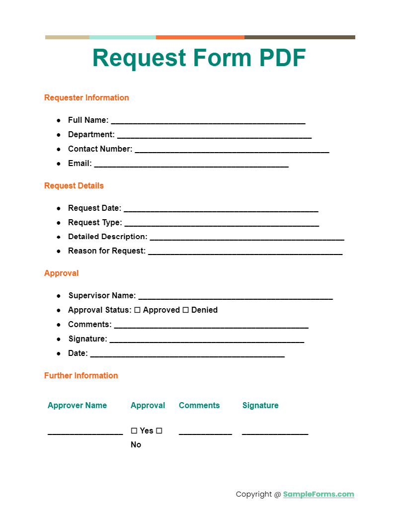 request form pdf