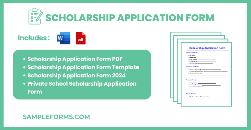 scholarship application form bundle 1024x530
