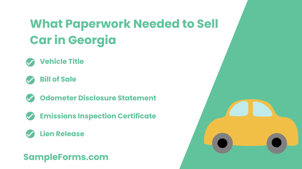 what paperwork needed to sell car in georgia 1024x576