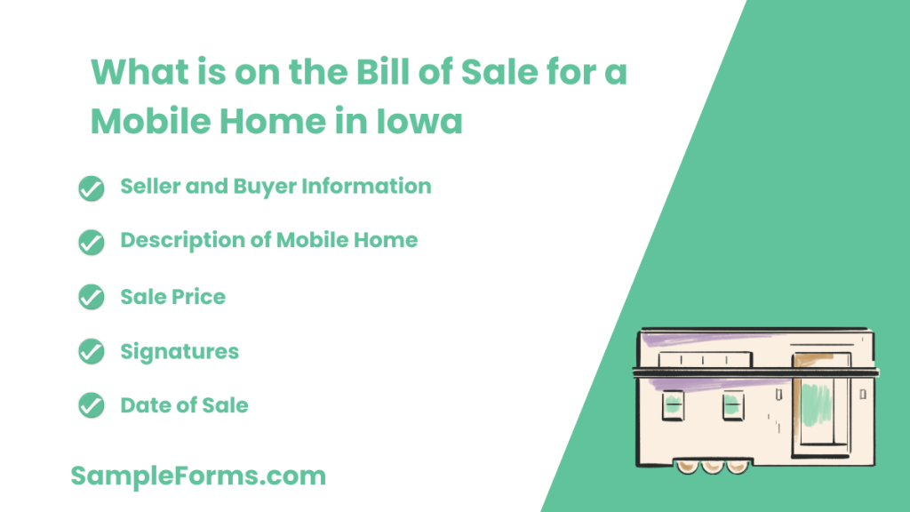 what is on the bill of sale for a mobile home in iowa 1024x576