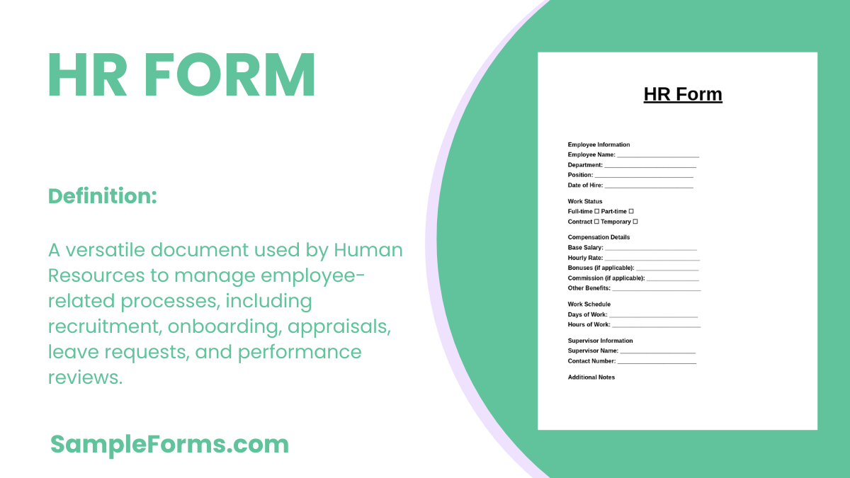 hr form