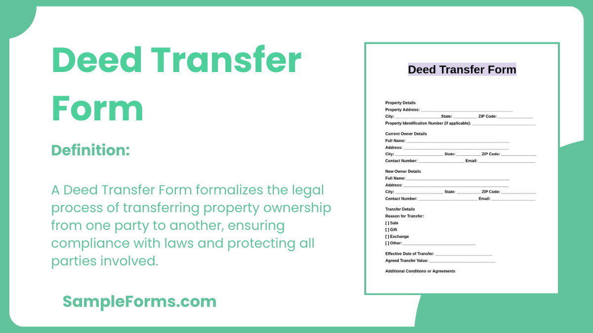 deed transfer form