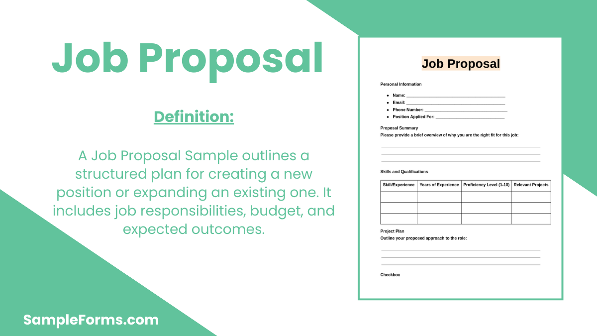 job proposal