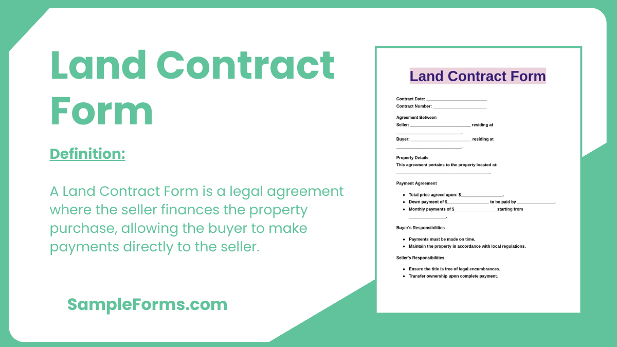 land contract form