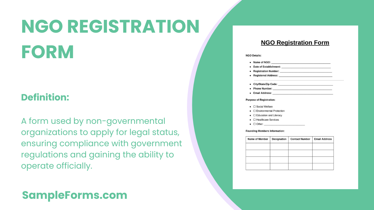 ngo registration form