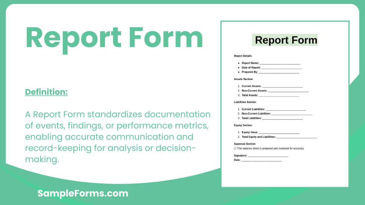 report form