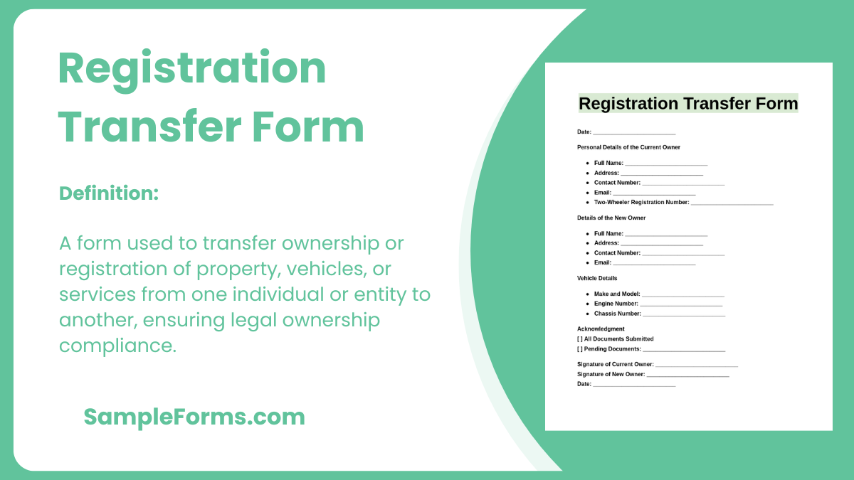 registration transfer form