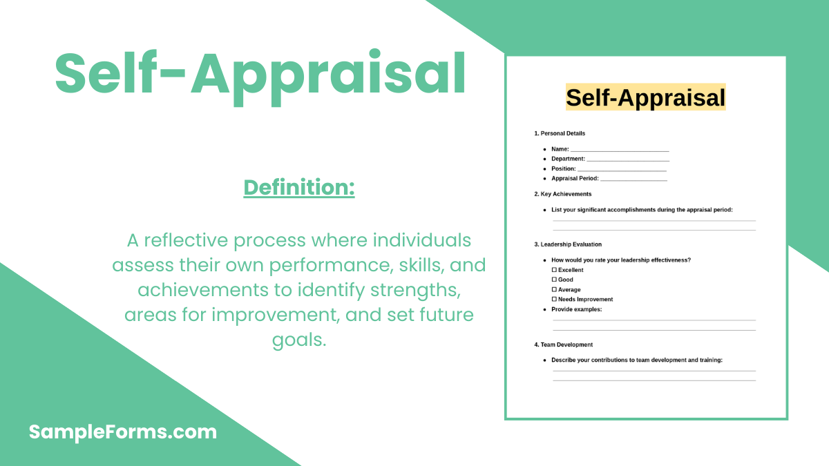 self appraisal