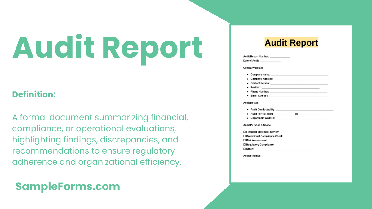 audit report