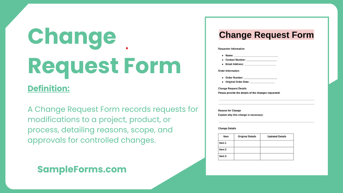 change request form