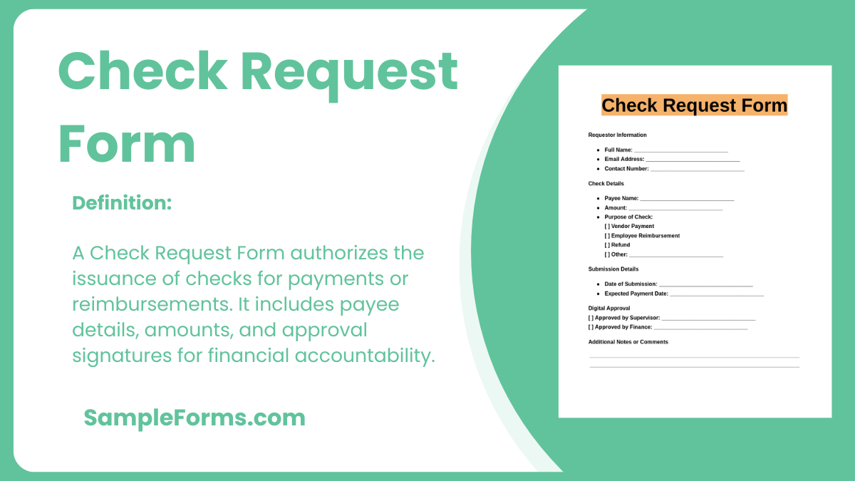 check request form