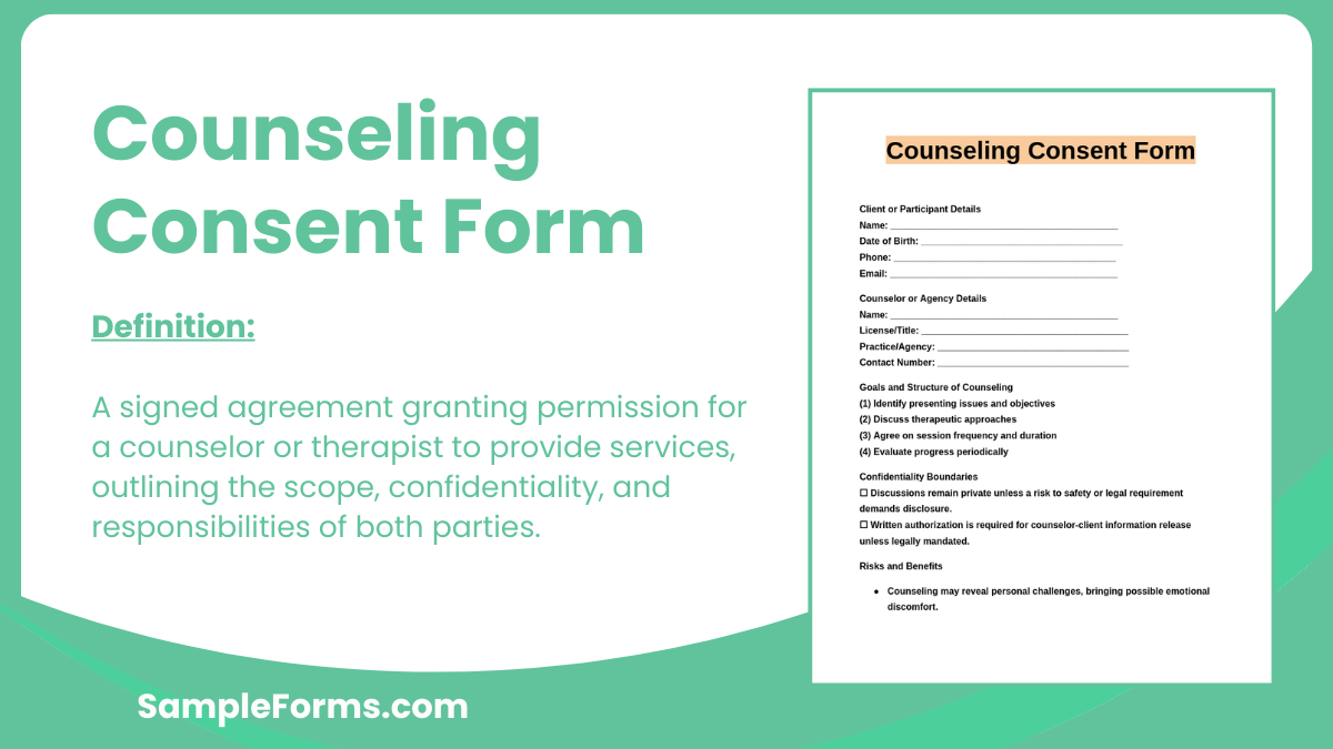 counseling consent form