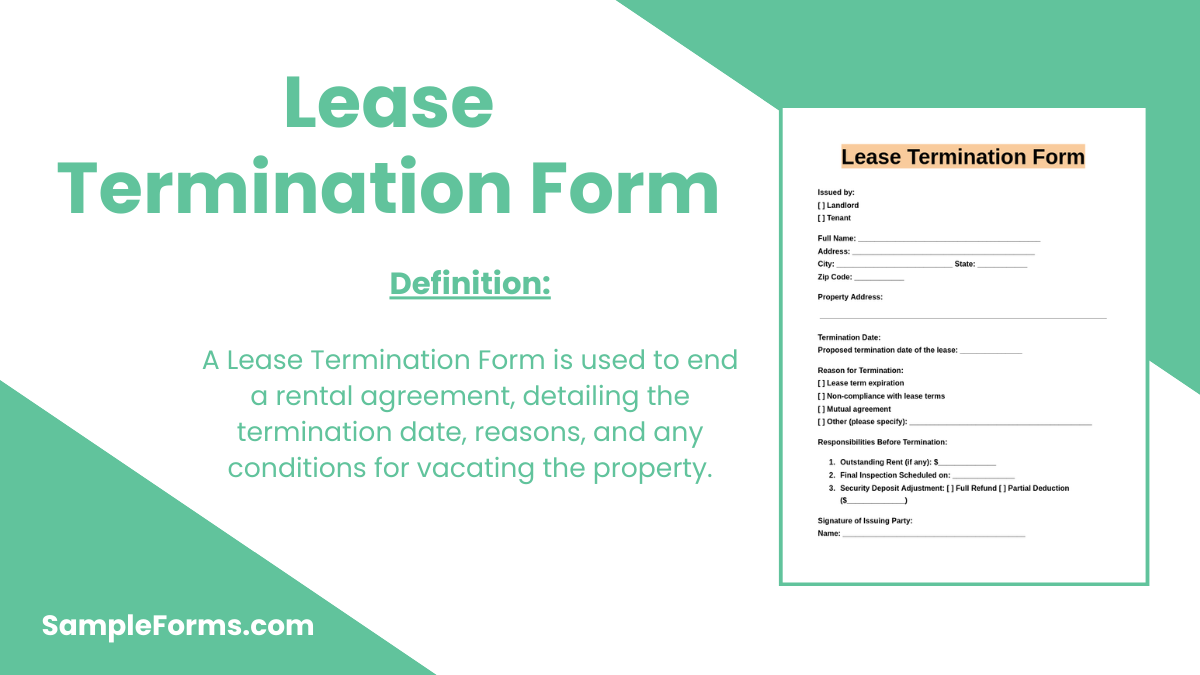 lease termination form