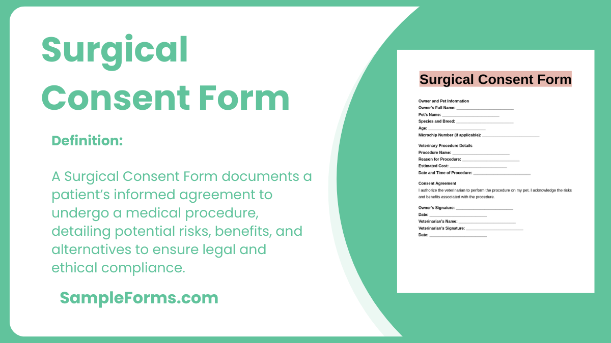 surgical consent form