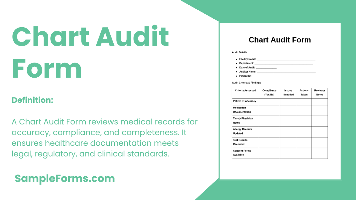 chart audit form